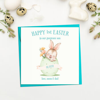 First Easter Bunny Card, 2 of 3