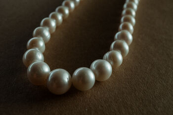 'Ligaya' Happiness Graduated Pearl Necklace, 2 of 12