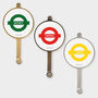 London Underground Station Tube Line Wall Coat Hooks, thumbnail 1 of 9