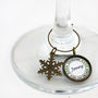 Personalised Christmas Wine Glass Charm, thumbnail 3 of 7