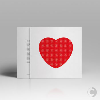 Personalised Love Heart Word Search Print Gift Boxed, 7 of 7