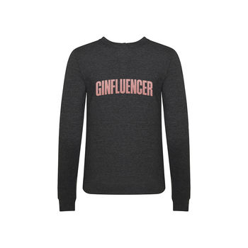 'Ginfluencer' Ladies Sweatshirt, 3 of 3
