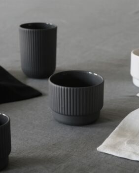 Archive Studio Stone Cappuccino Mug 120 Ml | Dark Grey, 2 of 3