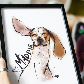 Personalised Pet Face Portrait, 3 of 12