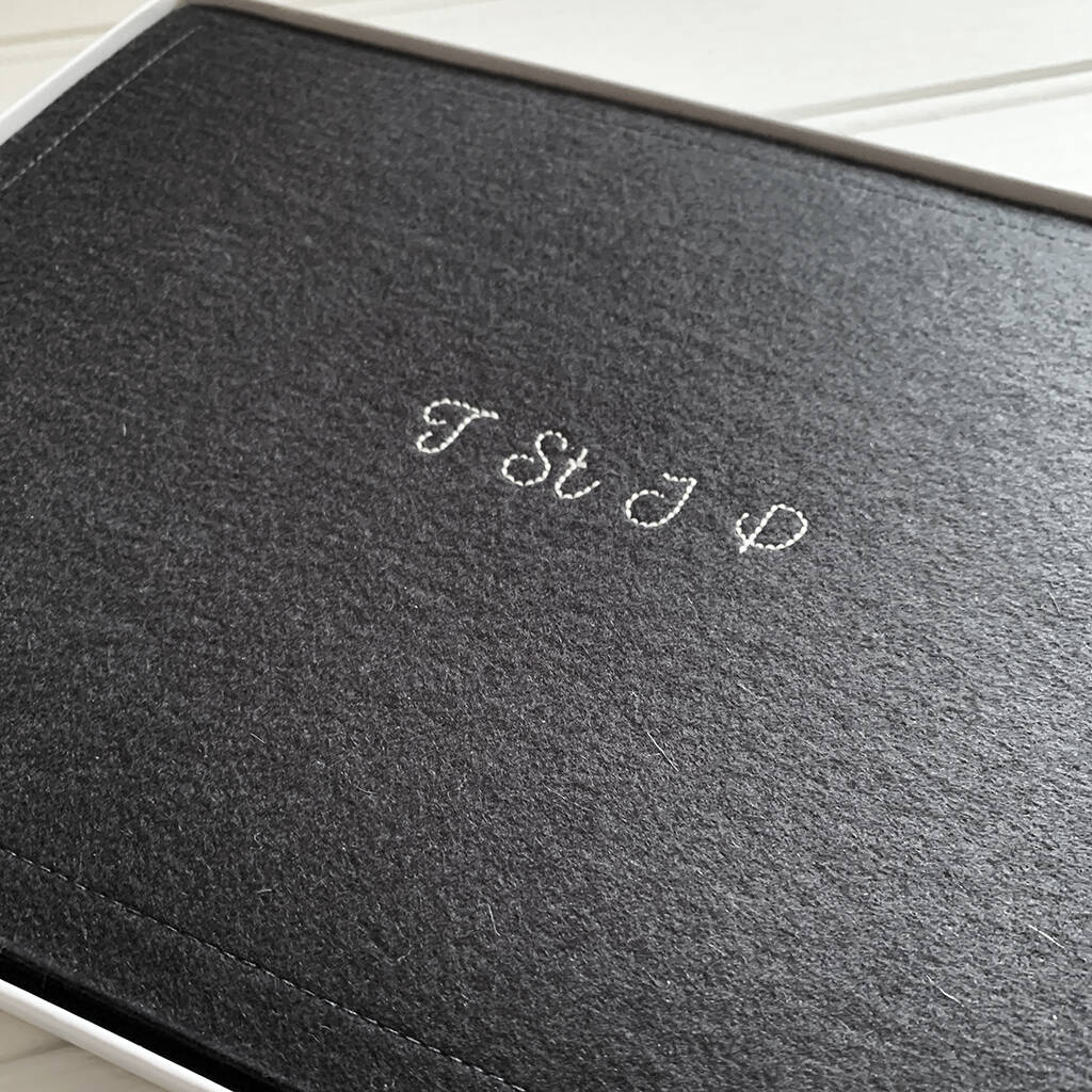 Family Wool Felt Table Mats By Goldborough