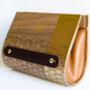 Walnut Hardwood And Leather Clutch Bag, thumbnail 7 of 12