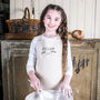 Personalised Wheat Sheaf Childrens Cotton Apron, thumbnail 1 of 4