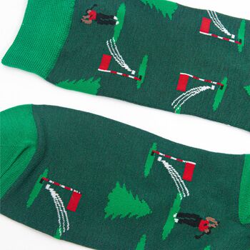 Men's Bamboo Socks Golfer On The Green, 4 of 5