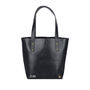 Personalised Black Buffalo Leather Open Tote, thumbnail 3 of 9