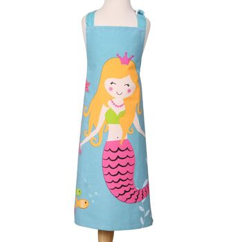 Personalised Kids Mermaid Baking Kit With Apron, 8 of 10
