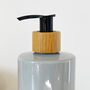 Refillable Grey Plastic Bottle With Minimalist Label, thumbnail 2 of 9