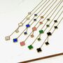 Clover Delicate Lariat Necklace, thumbnail 6 of 8