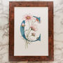 C Is For Cosmos Initial Print, Personalised, thumbnail 3 of 9