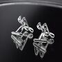 Music Note Cufflinks Gift For Musicians 316 L Stainless Steel Accessory, thumbnail 3 of 6