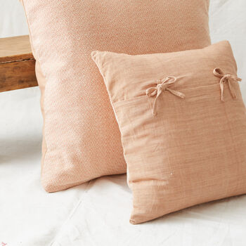 Fair Trade Diamond Weave Cotton Cushion Cover 60cm, 2 of 11