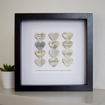 Personalised Silver Anniversary Framed Picture, 12 of 12
