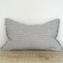 Navy And White Stripe Cushion Cover 50 X 30cm, thumbnail 4 of 4