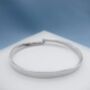 Personalised Oval Sterling Silver Bangle, thumbnail 3 of 8