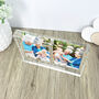 Personalised Two Photo Giant Crystal Block 14cm X 19.5cm, thumbnail 4 of 5