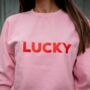 Lucky Embroidered Sweatshirt, thumbnail 2 of 4