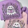 Lost In A Good Book Embroidered Sweatshirt, thumbnail 2 of 5