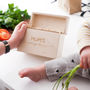 Personalised Name Wooden Recipe Box, thumbnail 3 of 10