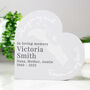 Personalised Feather Memorial Heart Ornament, thumbnail 6 of 6