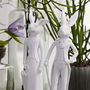 Lady And Gentleman Easter Rabbit Figurine, thumbnail 2 of 8