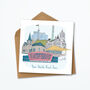 Personalised Cardiff Greeting Card, Skyline Print, thumbnail 2 of 4
