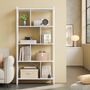 Five Tier Bookshelf Large Storage Shelf Bookcase, thumbnail 3 of 12