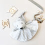 Personalised Plush Soft Toy Comforter For Newborn, thumbnail 6 of 8