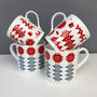 Welsh Blanket Print China Mug, thumbnail 3 of 12