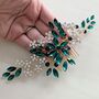 Emerald Hair Comb, thumbnail 1 of 6