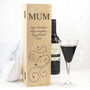 Personalised Floral Mother's Day Wine Box, thumbnail 2 of 10