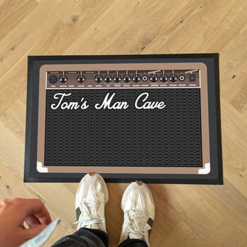 Personalised Guitar Amp Doormat For The Home, 2 of 3