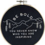Be Bold Embroidery Hoop Kit, thumbnail 2 of 7