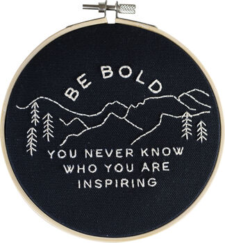 Be Bold Embroidery Hoop Kit, 2 of 7