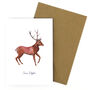 Sylvan Stag Greetings Card, thumbnail 2 of 7