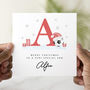 Personalised Football Elf Letter Christmas Card, thumbnail 1 of 5