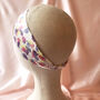 Floral Print Silk Anya Headband, thumbnail 5 of 6