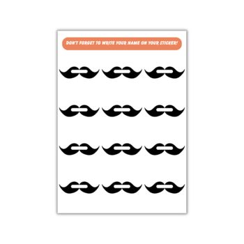 Put The Moustache On The Groom Party Game Pack, 2 of 2