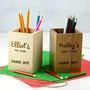 Personalised Hands Off Pen Pot, thumbnail 3 of 4