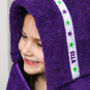 Stars Personalised Hooded Towel | For Babies To Tweens, thumbnail 5 of 6