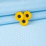 Sunflower Trio Brooch, thumbnail 1 of 2