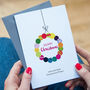 A Set Of Personalised Christmas Baubles Cards, thumbnail 3 of 3