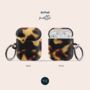 Tortoise Shell Air Pod Case With Keychain, thumbnail 4 of 6