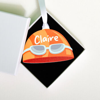 Personalised Swimming Cap Decoration, 2 of 5