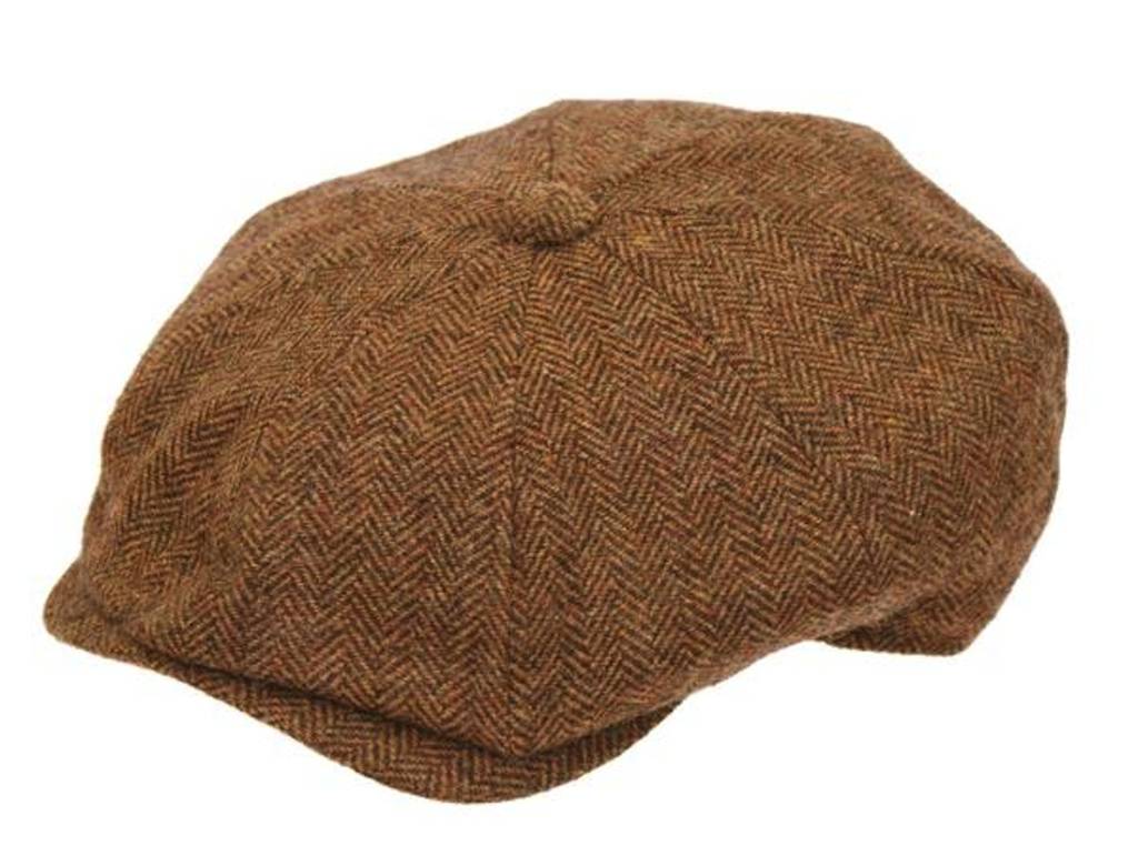 herringbone gatsby cap by louie thomas menswear | notonthehighstreet.com