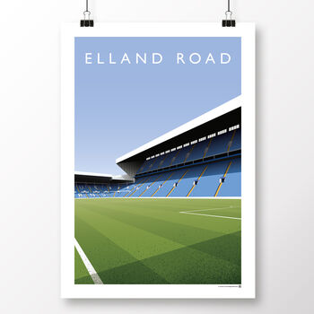 Leeds United Elland Road Revie/East Stand Poster, 2 of 7