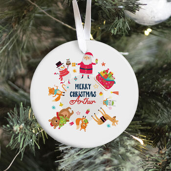 Merry Christmas Ornament Personalised Gift For Kids, 3 of 7